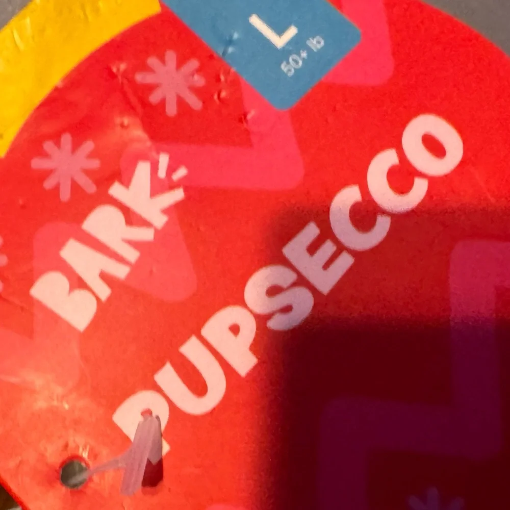 Bark Box Super Chewer Pupsecco “Prosecco” tug & thrash dog toy NEW
